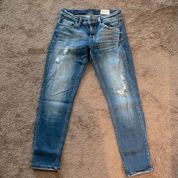 Cosmic Blue Love Jeans Size 27 - Picture 5 of 8